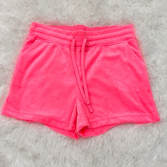 NEW Fashion Nova Trendsetter Neon Pink Velour Shorts - SMALL - 2000’s Y2K - Picture 4 of 8